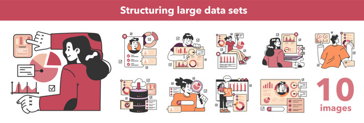 Bid data structuring set. Data science and optimization for machine