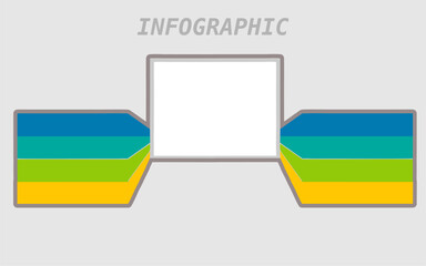 Business data visualization. Process chart. Graphic abstract elements, diagrams with steps, options, parts or processes. Vector business template for presentations. simple concept for infographics.