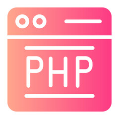 php gradient icon