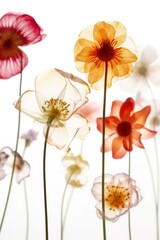 Beautiful flower picture illustration design generative ai
