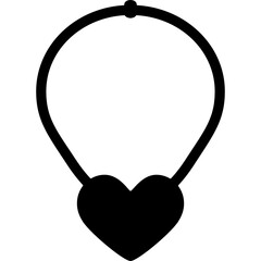 Heart Shaped Pendant Icon