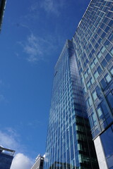 Fototapeta na wymiar Urban Corporate Skyline and Buildings