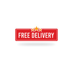 Free delivery vector tags for multiple business 