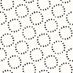 Ink Drawn Dotted Textured 
Pattern