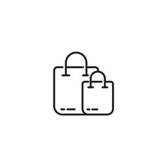 shopping bag icon, online store, shopping cart icon for app web logo banner poster button - SVG File