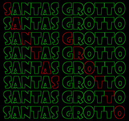 Abstract Christmas card design