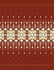 geometric and flower ethnic fabric pattern for cloth carpet wallpaper background wrapping etc.