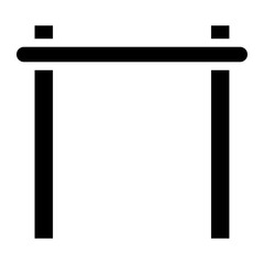 Obraz premium ancient grill glyph 