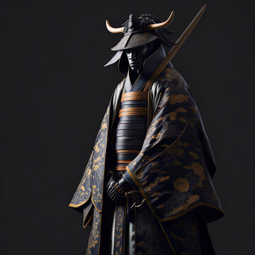 Japanese samurai outfit traditional clothing 
