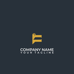Simple and elegant crocodile logo design.