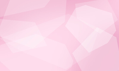 Fototapeta na wymiar pink and white geometric shapes with soft gradient abstract background