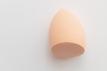 Beauty Blender for Makeup Foundation or cream on white background
