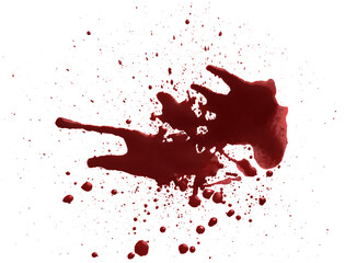 Blood drops cut out