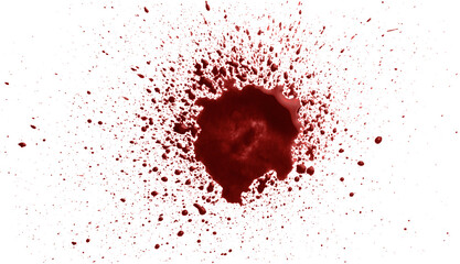 Blood drops cut out
