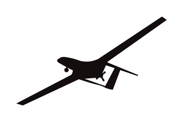 Bayraktar icon. War drone vector ilustration.