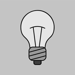 Light Bulb icon vector. Idea sign, solution