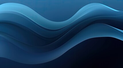 Obraz premium abstract blue gradient smooth background Generated AI