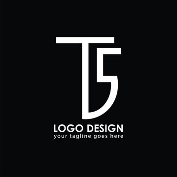 TS TS Logo Design, Creative Minimal Letter TS TS Monogram