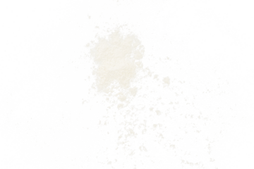 white powder particle isolated element
