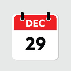 29 december icon with white background
