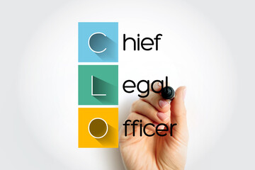 CLO Chief Legal Officer - head of the corporate legal department and is responsible for the legal...