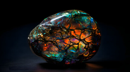オパールの美しさを表現したアートワーク No.002 | In this artwork, Showcasing the Beauty of Opal Generative AI