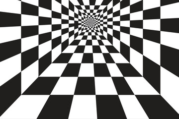 Obraz premium Background with abstract chess lines