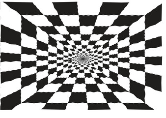 Obraz premium Background with abstract chess lines