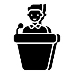 Perfect design icon of speech 