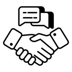 Vector design of handshake