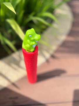 water shooter toy on ground