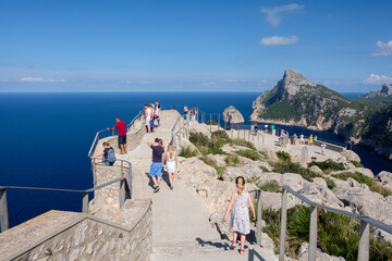 Aussichtspunkt, Mirador d es Colomer, Mirador de Mal Pas, Cap de Formentor, Kap Formentor,...