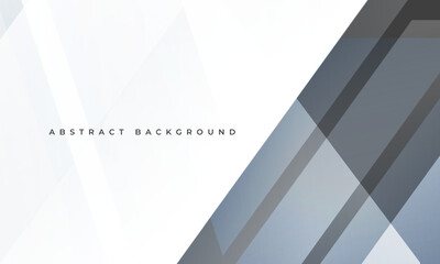 White and grey geometric abstract background. White abstract modern background design. Vector illustration Generative AI