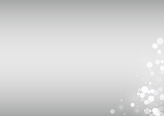 White Blizzard Vector Silver Background. Fantasy