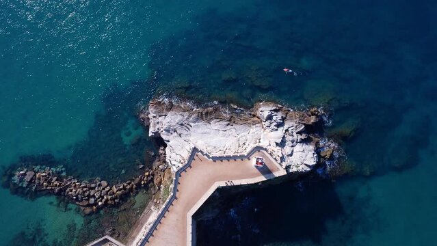 Piazza Bovio, Piombino, bird's eye view