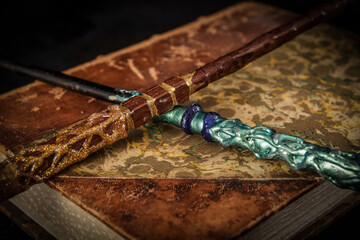 magic stick old book, Magic wand
