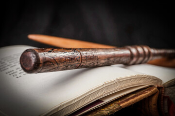 magic stick old book, Magic wand