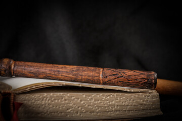 magic stick old book, Magic wand