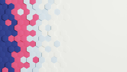 colorful hexagon abstract background