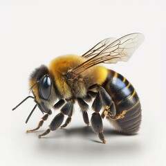 Honey bee. Created with Generative AI technology