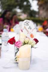 bridal shower table