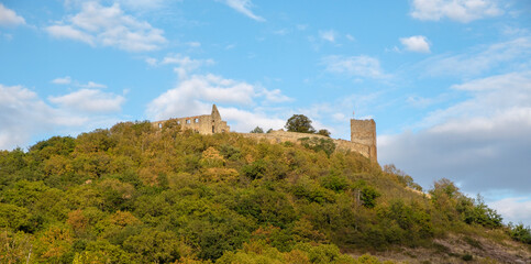 Burgruine der Burg Gleichen, Wandersleben, Landkreis Gotha, Thüringen