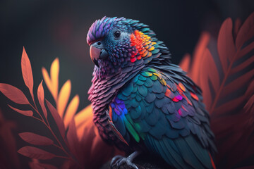 parrot in the night
