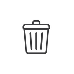 symbol of remove or delete, vector art.