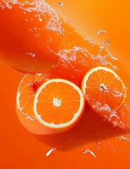 フルーツ、美味しそうな、オレンジ、みかんGenerative AI