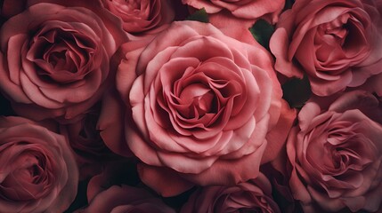 Pink Rose background, Image Ai Generated