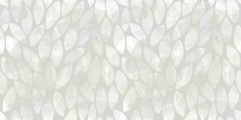 Watercolor leaves seamless vector pattern. leaves background, textured jungle print