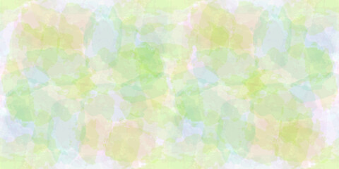 Watercolor seamless pattern. Vector tie dye print. Blue transparent brush stains texture.