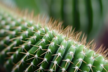  close up of a cactus, ai generative