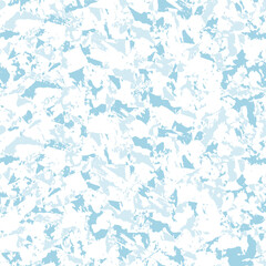 Fototapeta na wymiar Blue texture seamless vector pattern. Distressed ice winter texture. watercolor background.